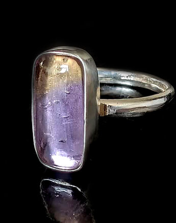 Pierścionek Miód i lawenda- ametryn, Pracownia Neores