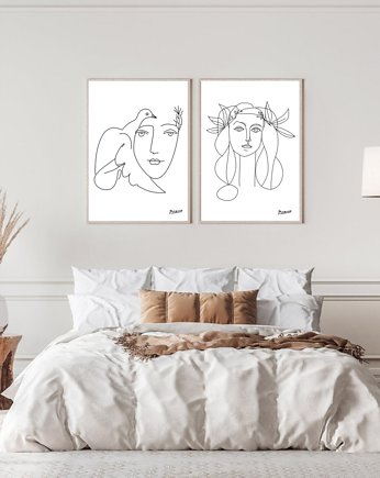 DWA PLAKATY reprodukcja Picasso, black dot studio
