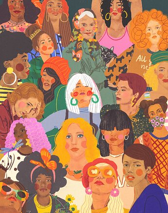 Plakat "Women" 30x40, Gigi Rosado