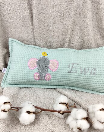 Personalizowany prezent dla dziecka - imienna poduszka ze słonikiem, Enitka Sweet Baby Room