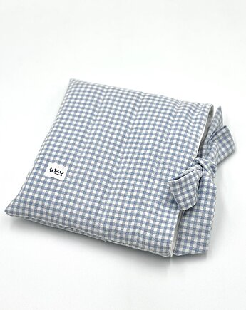 Otulacz na książkę Niebieski, wu handmade