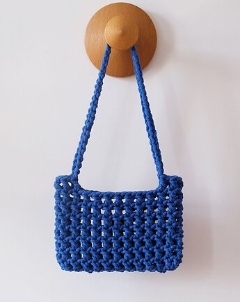 Szydełkowa torebka ze sznurka, Bal handmade