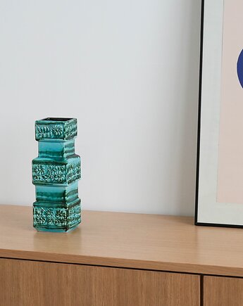 Wazon ceramiczny, duński design, lata 60, produkcja: Dania, Przetwory design