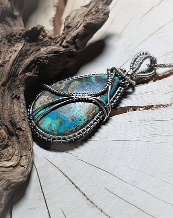 Chryzokola z malachitem s 110, JanArt