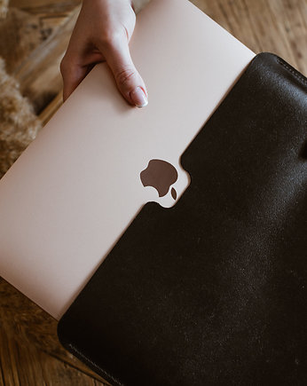 POKROWIEC MACBOOK 16"SLEEVE czarny, Think Leather