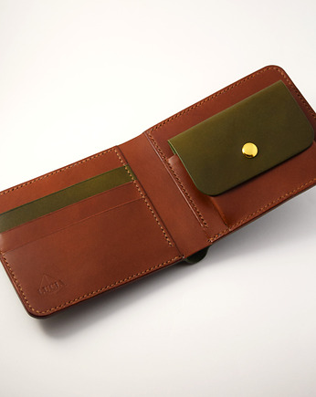 Portfel ręcznie robiony ze skóry naturalnej, Lucia Leathercraft