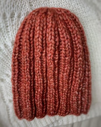 Czapka wełna  100%, NoToCo handmade