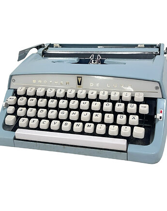 Walizkowa maszyna do pisania Brother De Luxe, Japonia, lata 70., Good Old Things