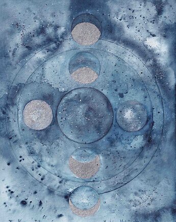 Fazy Księżyca wydruk Artystyczny, My Moment