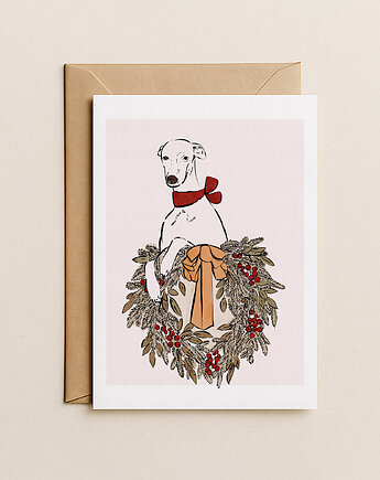 Kartka świąteczna z pieskiem, Mint In Paper