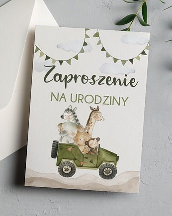 Zaproszenie na urodziny dziecka kartka HK1, TamTamTu