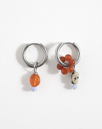 Kolczyki koła z zawieszkami, ech studio