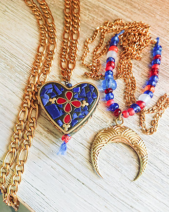 LOVE naszyjnik ** MYSTIC MOON naszyjnik, NOMAD ACCESSORIES