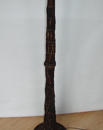 Lampa podłogowa z rattanu , Relikt design