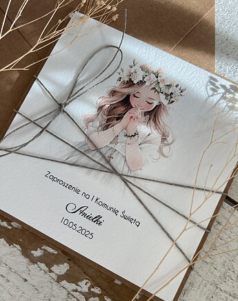 Najpiękniejsze zaproszenia na komunię personalizowane - zaproszenia komunijne, sorte