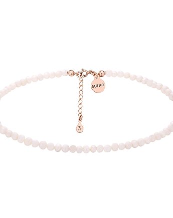Choker z pereł naturalnych z różowego złota, SOTHO