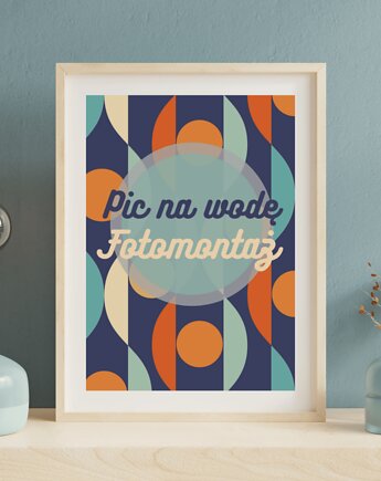 Kolorowy plakat, pic na wodę, DODUMU