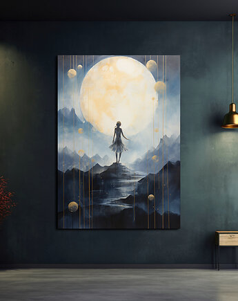 Tancerka Diuny - Plakat - Impresjonizm, Loft, Minimalizm, Black Sapphire Art