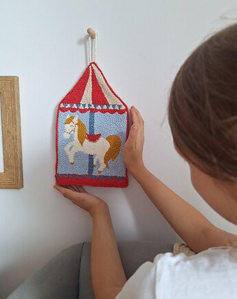 Koń na karuzeli- Dekoracja do pokoju dziecka, Nataly Atelier