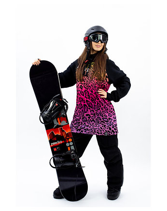 Damska Bluza Snowboard DR.CROW Multicolor Leopard, DrCrow