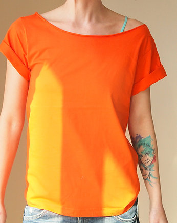 Pomarańczowy Oversize Bez Nadruku, ONE MUG A DAY