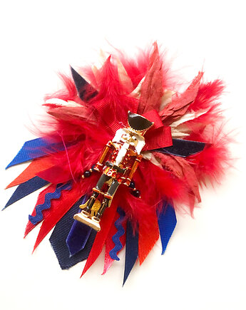 Wyjątkowa kolorowa broszka DZIADEK do orzechów, Sylwia Żak