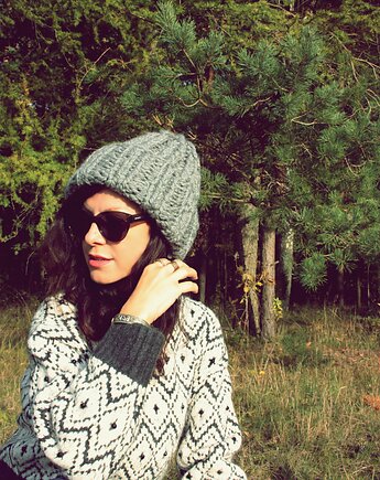 Czapka Alpine Alpaca beanie  wełna, Mademoiselle Patrini