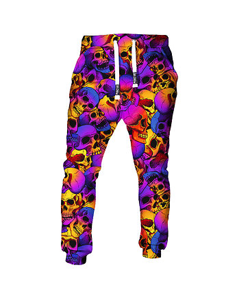 DR.CROW Spodnie Fullprint Skulls Ombre, DrCrow