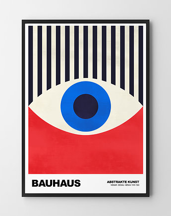 Plakat Bauhaus Colorful Eye, OKAZJE - Prezent na Parapetówkę