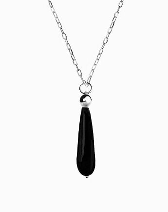 Naszyjnik Linn Onyks Silver, maksi.miuk Jewelry