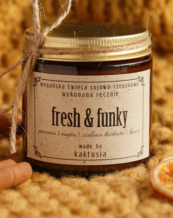 FRESH & FUNKY - świeca sojowa, kaktusia