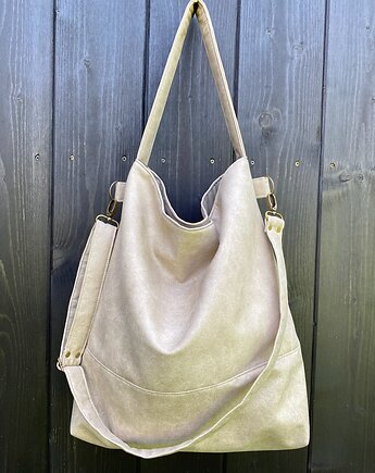 Torba hobo XL - beż, PRACOWNIA 166