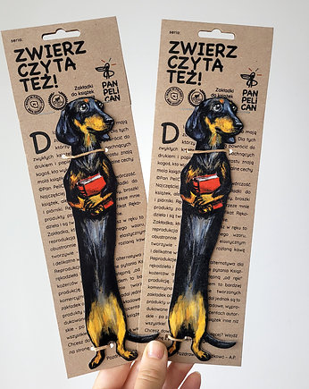 Zakładka do książki Jamnik Palto, Pan Pelican