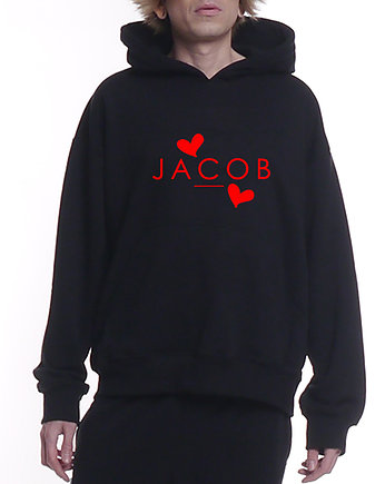 BLUZA HOODIE WALENTYNKI 2023, J A C O B