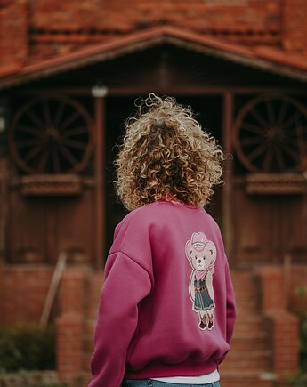 Bluza oversize rozpinana Dakota Teddy dla mamy i taty, BejbiStory