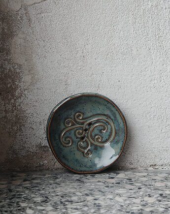 Mydelniczka ceramiczna na nóżkach handmade, MOM S HANDMADE