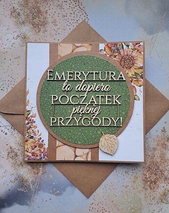 Kartka z okazji przejścia na emeryturę (koperta), Kartkodzielo