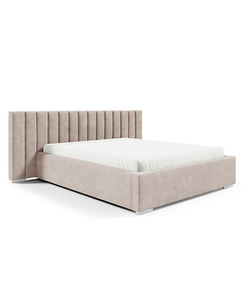 Łóżko Filippa 10P  wysokość 95cm szerokie pojemnik stelaż rama metalowa, MebleNORTH