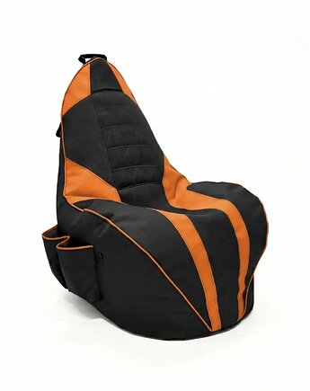 Puf gamingowy GAMEBAGOS pomarańczowy, Oskar Perek