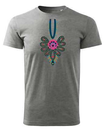 Tatra Art podhalańska Parzenica t-shirt szary, Tatra Art