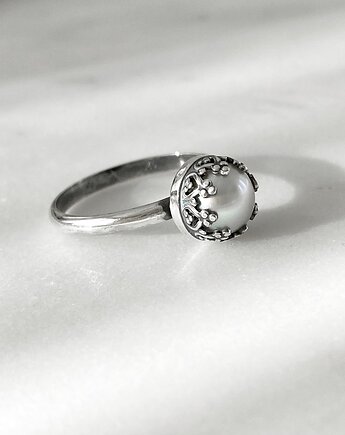 Pierścionek Koronkowa perła , Marisella