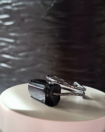 Pierścionek BLACK amulet, ZIĘBA