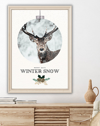 Plakat Winter snow, Well Done Shop