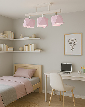Dziecięca 3-punktowa lampa sufitowa MIRAMAR KIDS z regulacją, LYSNE