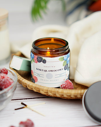 Świeca sojowa Koktajl owocowy 120 ml, soolley