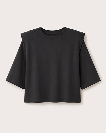 T-shirt Quiet ribbed, Patchouli