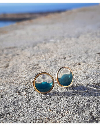Zielone kolczyki Dolci, Figa handmade accessories