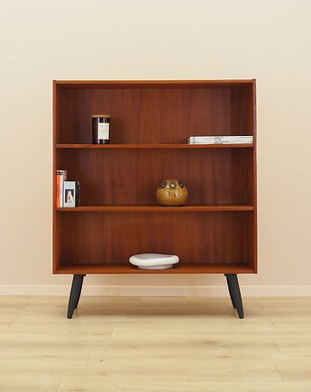 Regał tekowy, duński design, lata 70, produkcja: Clausen & S, Przetwory design