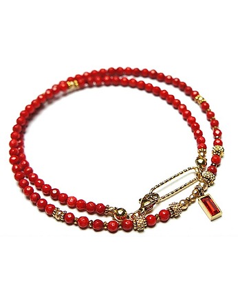Koral red vol. 8 /18.07.25/ choker -  Szlachetna kolekcja, KiKa pracownia