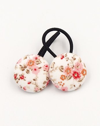 Gumeczki do włosów w kwiatuszki FLORENCE PINK, Momilio